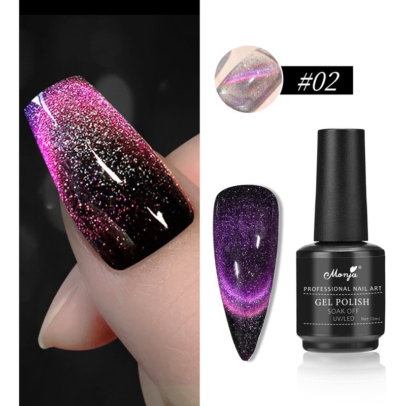 Monja Cat Eye Gel Polish 10ML – Image 4