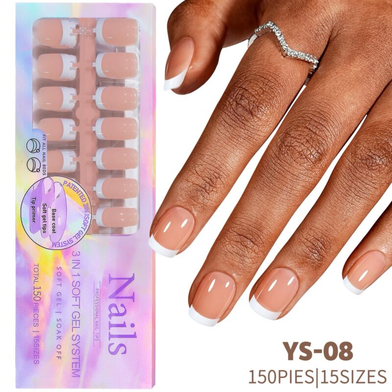 Capsules Pose américaine/ Gel X Tips  Short Ballerina  YS-08