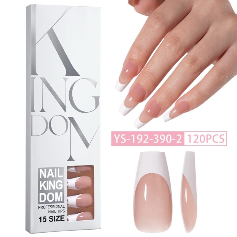 Nail Kingdom Soft Gel French Tips Ballerina