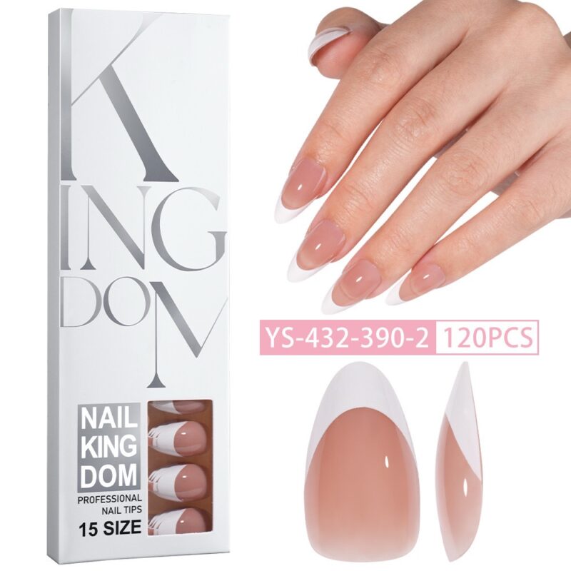 NK Soft Gel French Tips Almond