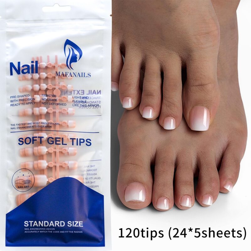 Mafana Softgel Tips Toe Tips ombre 120pcs