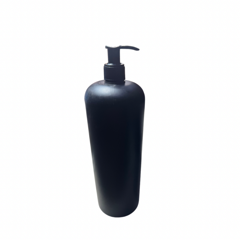 Black Pump Bottle for liquids 1000ML