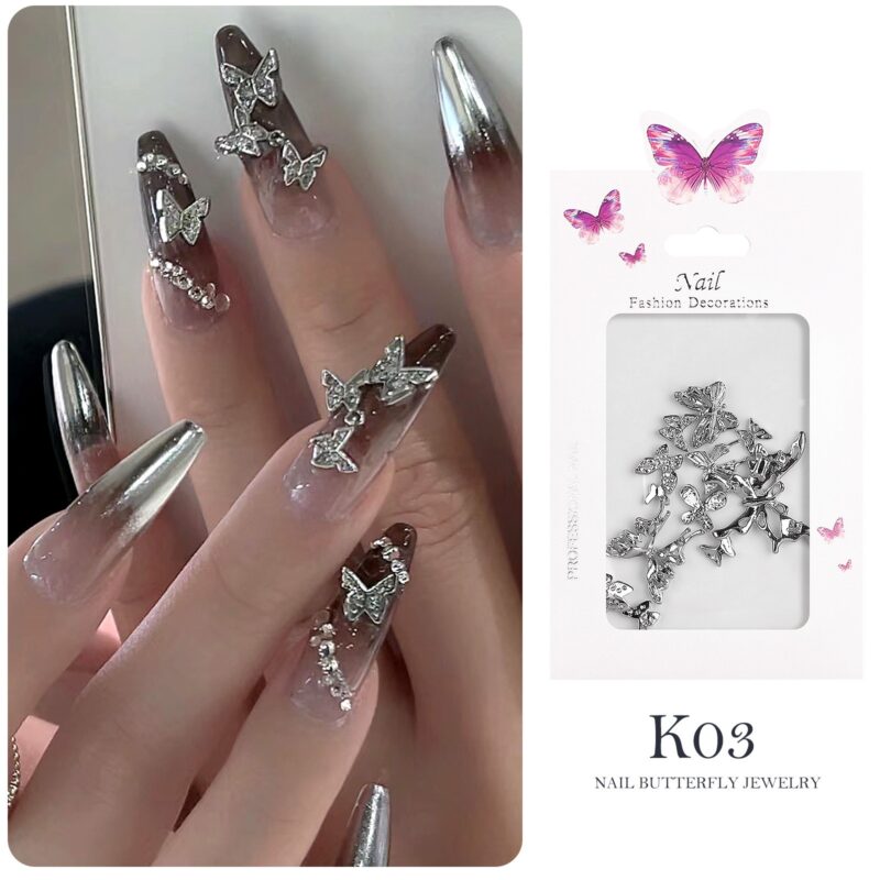 Silver Butterflies 20 PCs