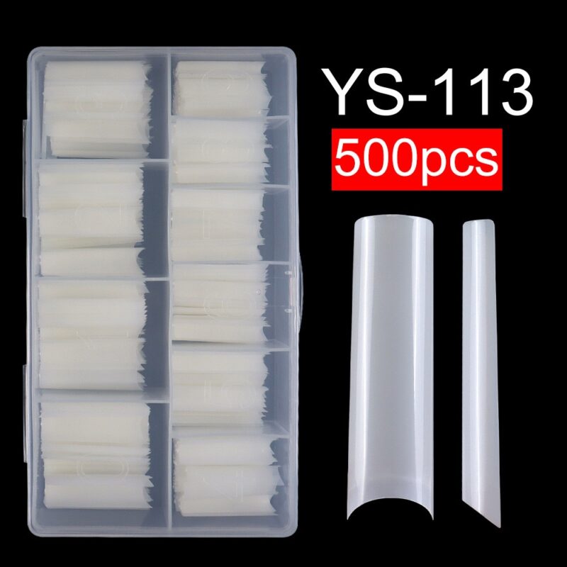 No C-Curve Tips 500 Pcs White