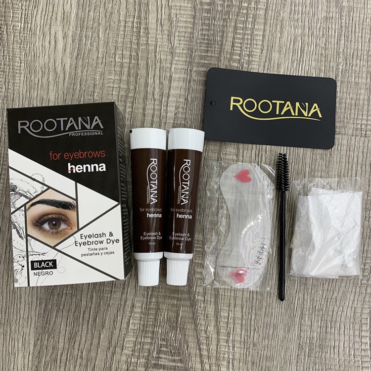 ROOTANA Eyebrow Henna Dye Black