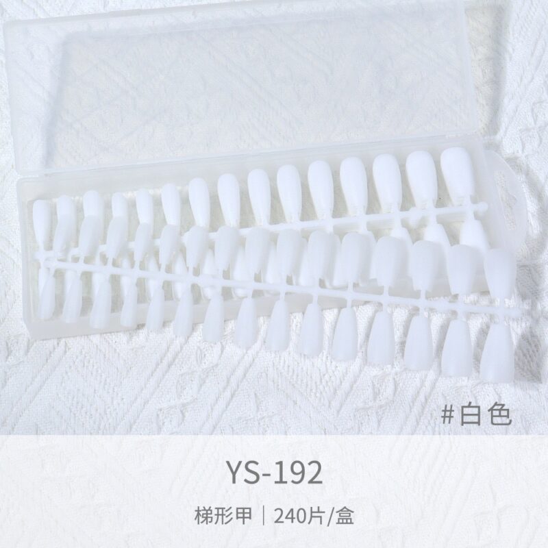 Softgel Tips Milky White Ballerina 240 Pcs