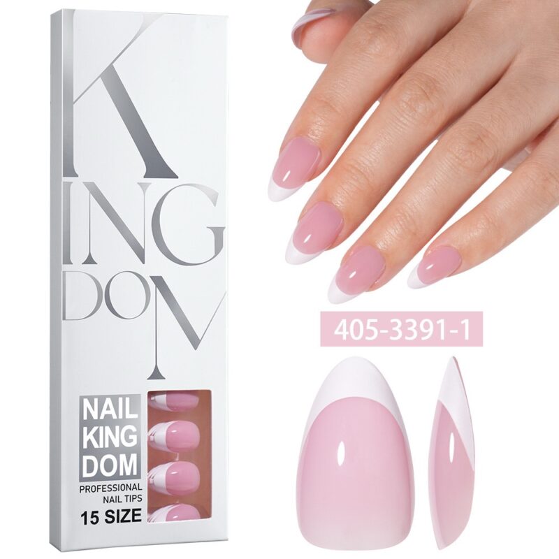 NK Almond French Tips 120Pcs