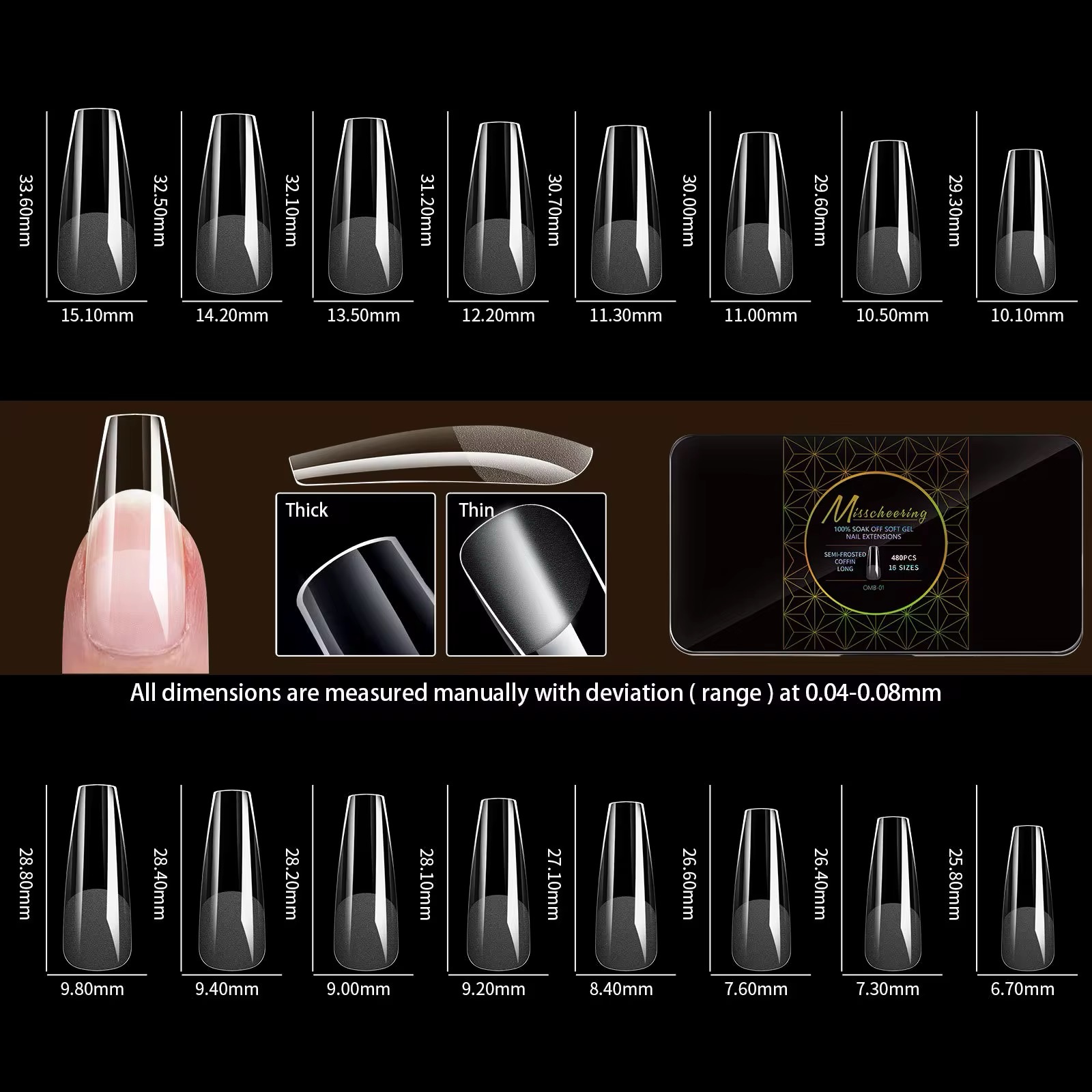 Soft Gel Nail Extensions