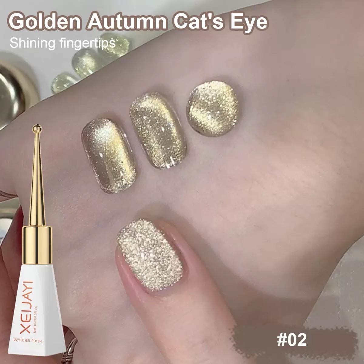 XEIJAYI Golden Autumn Cat‘s Eye 02