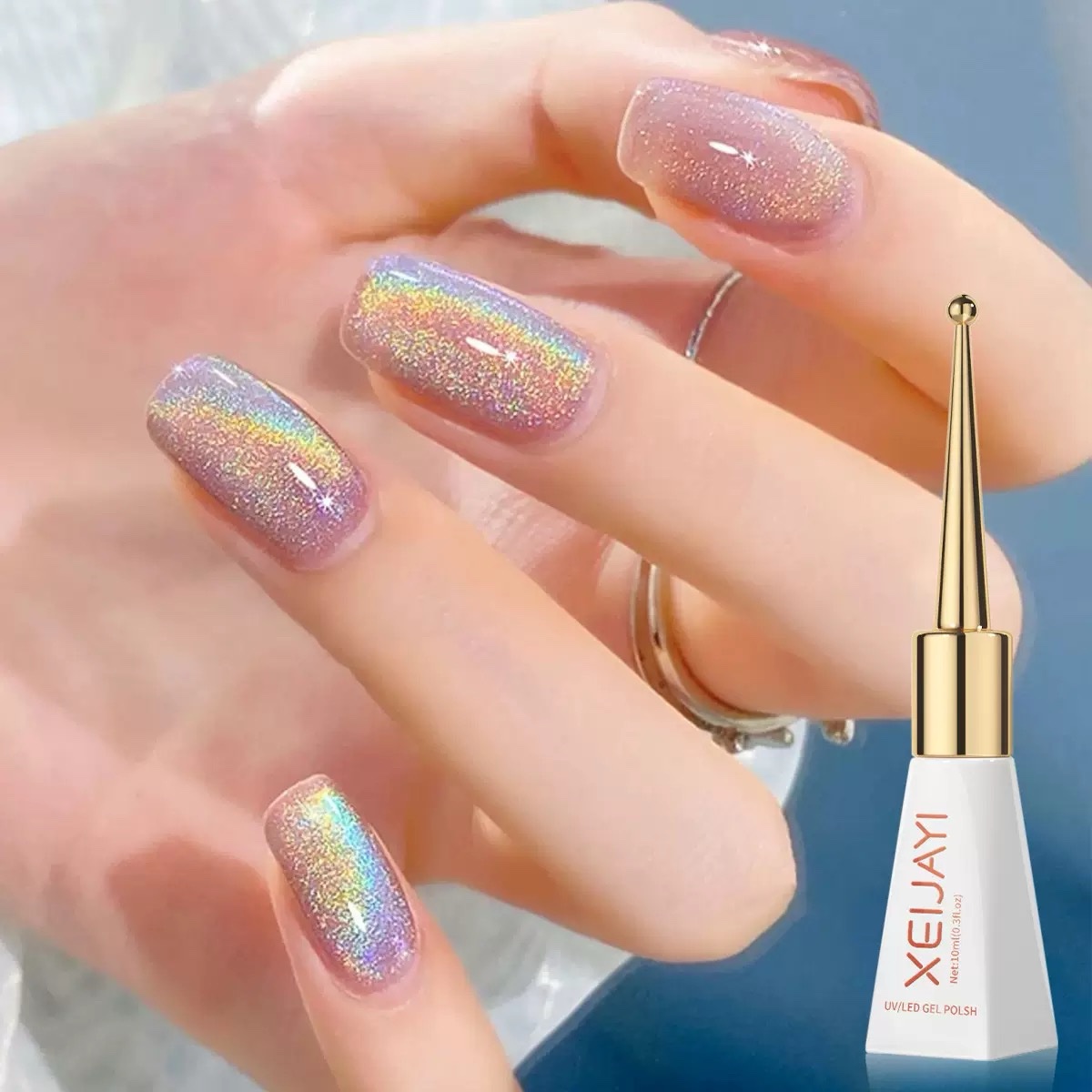 XEIJAYI Rainbow CAT Eye