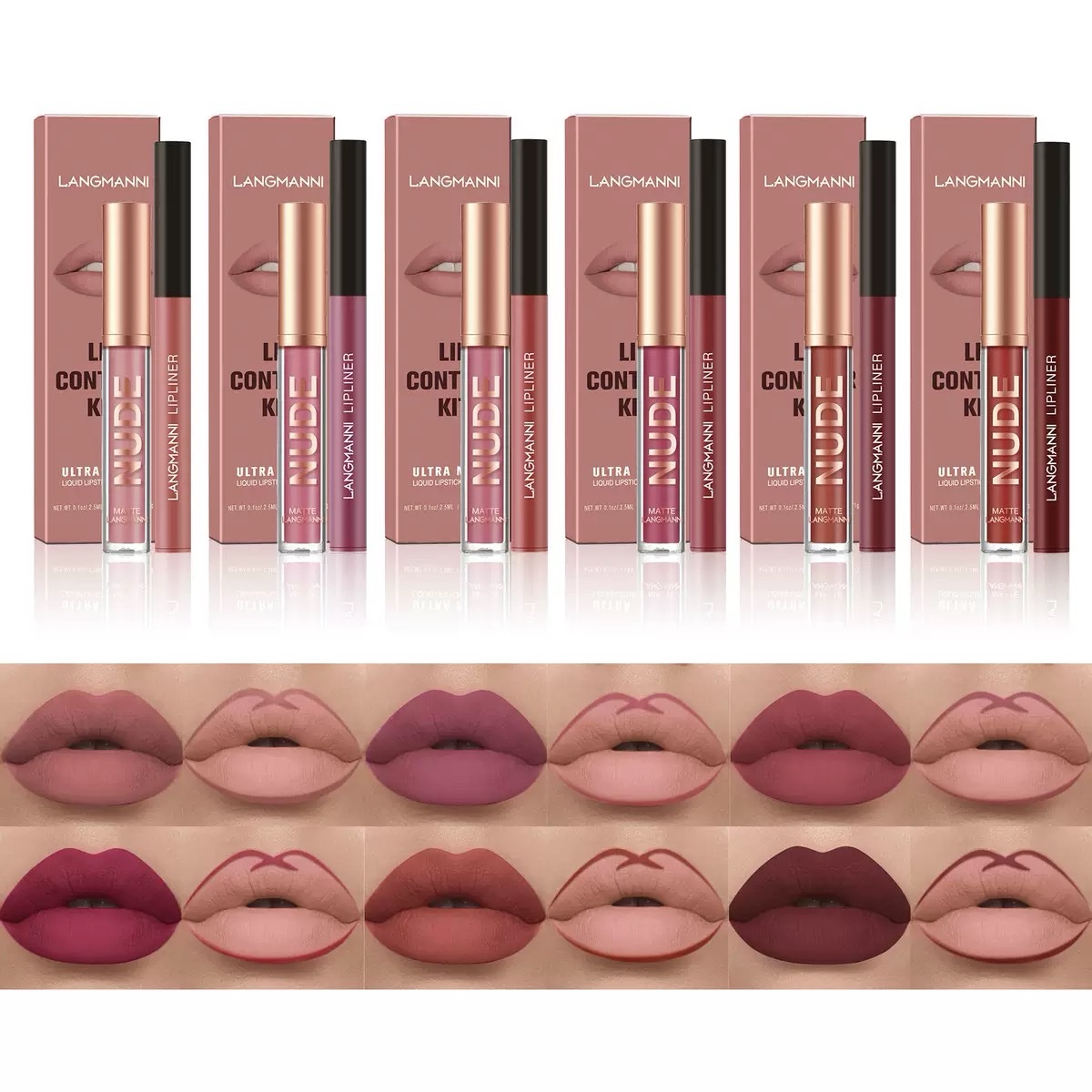 Langmanni Matte Lip Kit