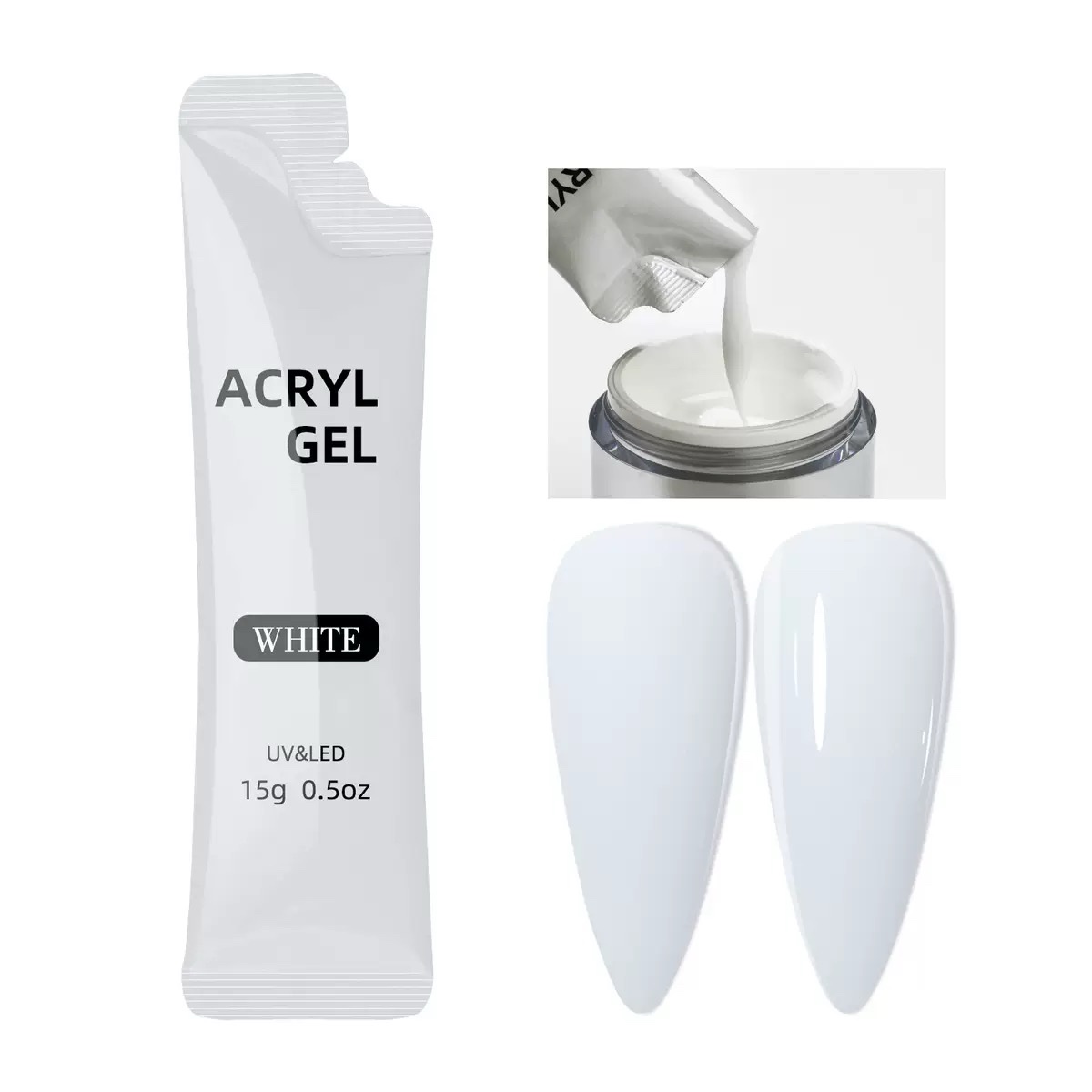 Acryl Gel White 15g