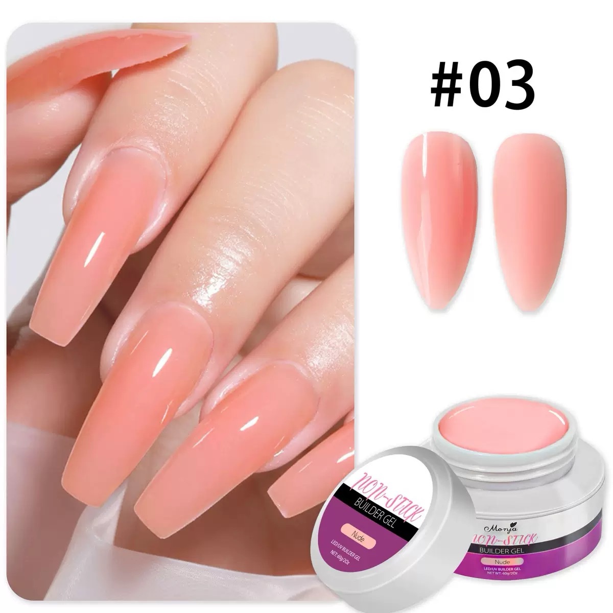 Monja Non Stick Builder Nude 60g