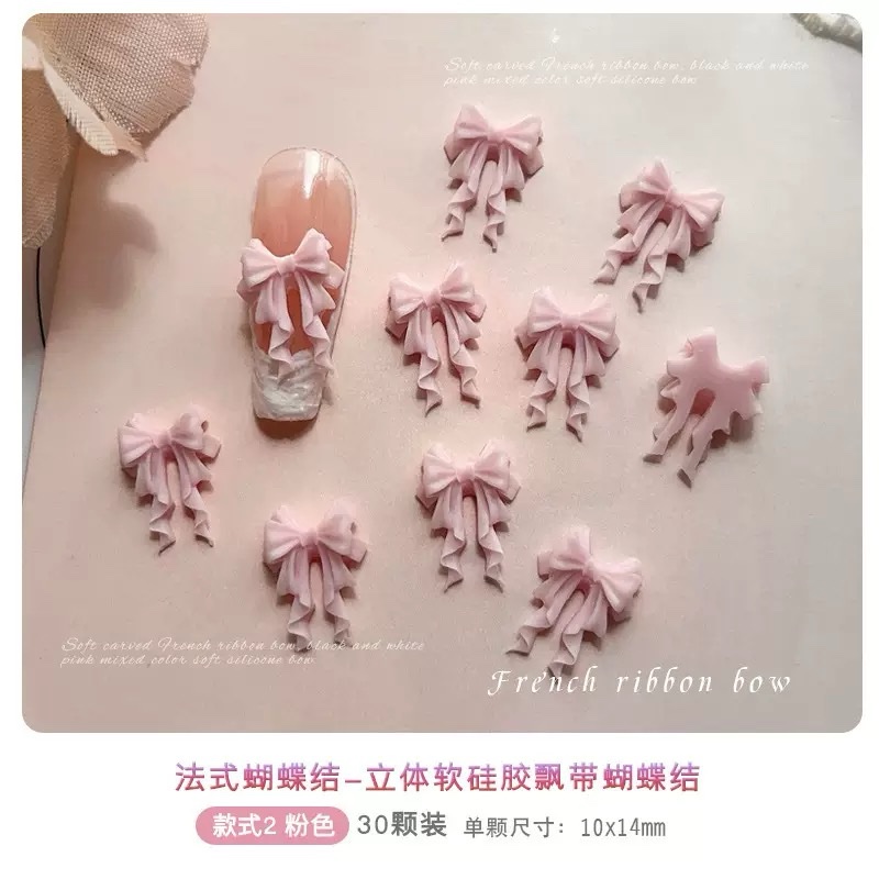 Deco Noeud Ribbon rose