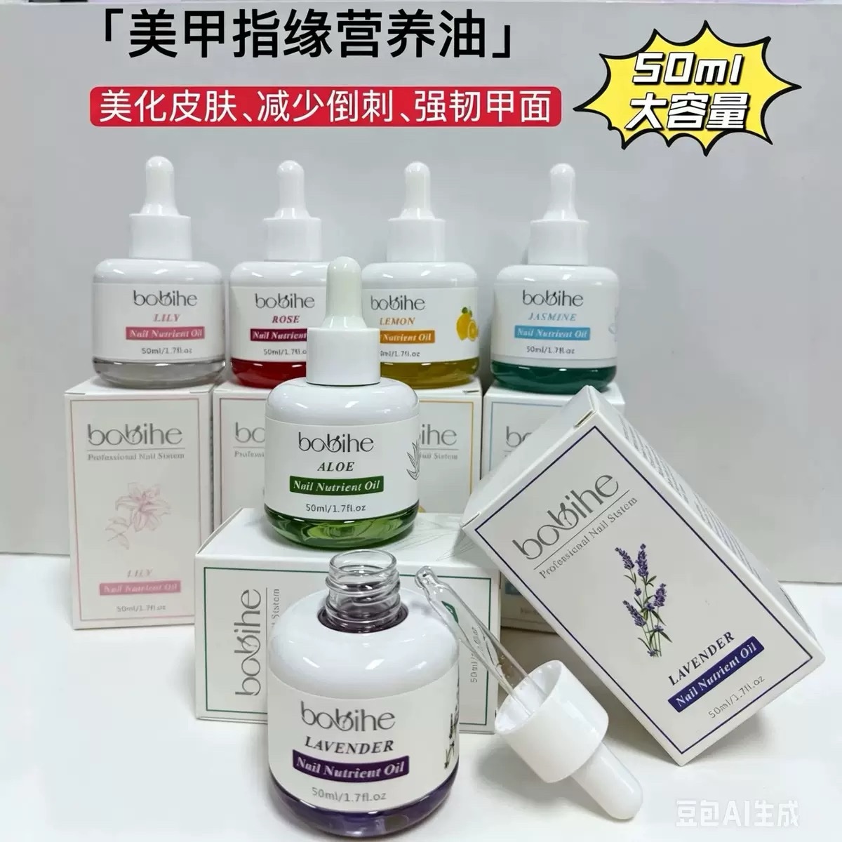 Bobihe Huile à cuticule 50ML