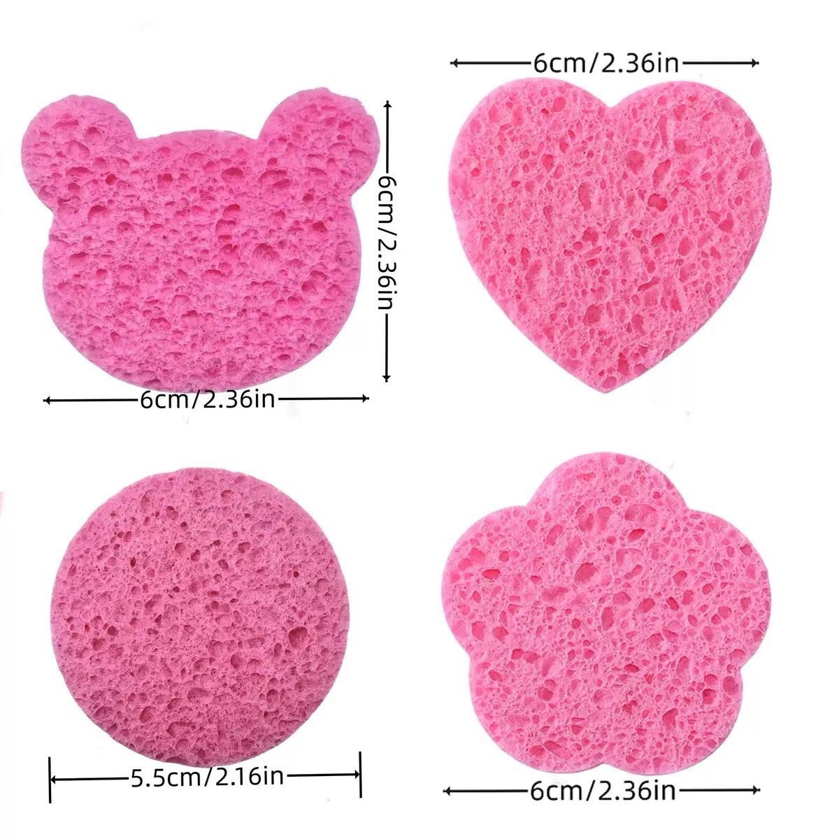 Éponge de nettoyage du visage 1 pcs