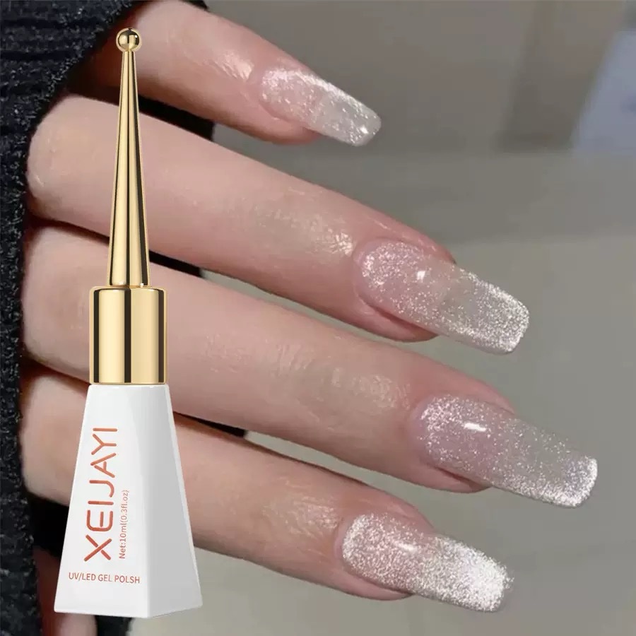 Nude Crystal Cat Eye
