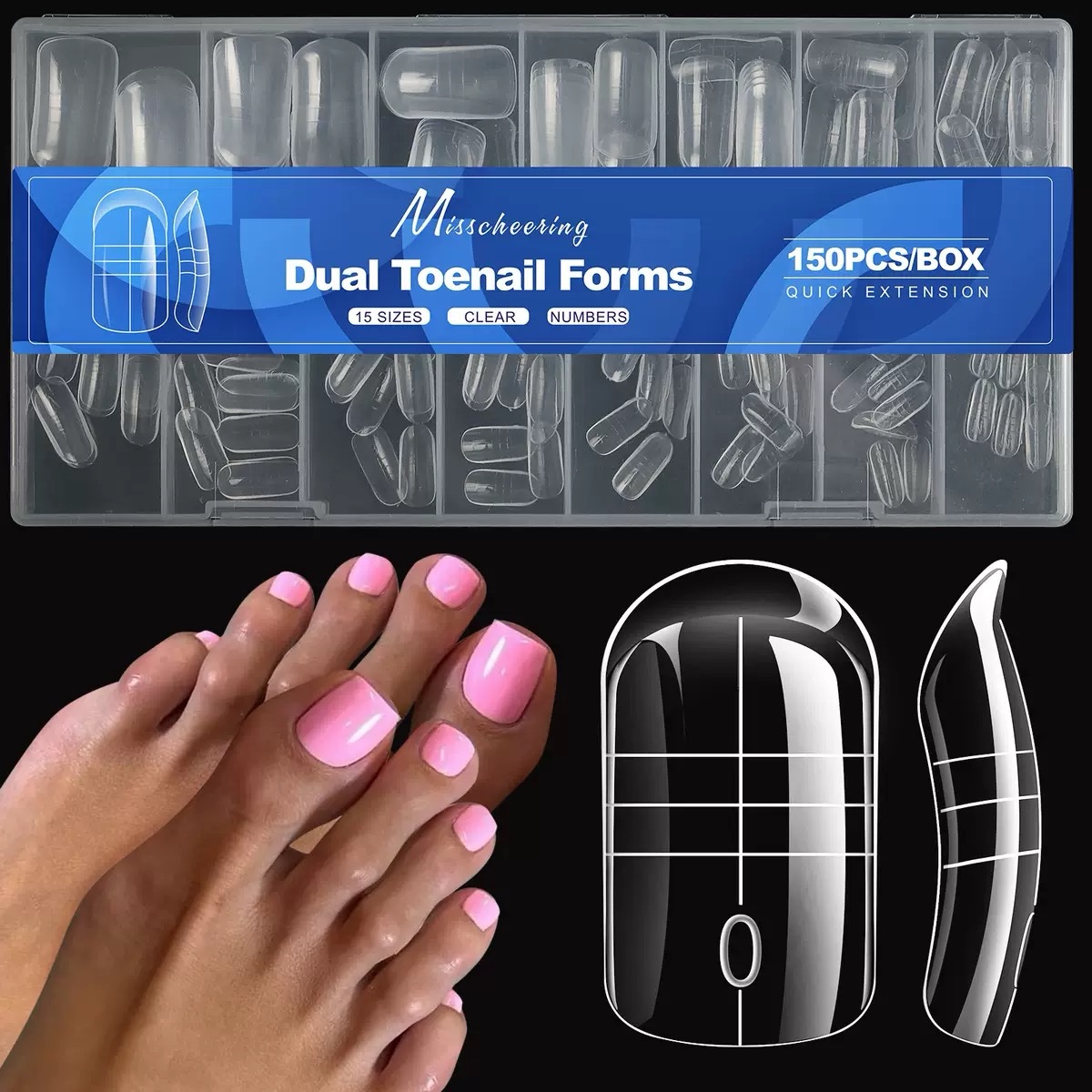 Misscheering Dual Toenail Forms