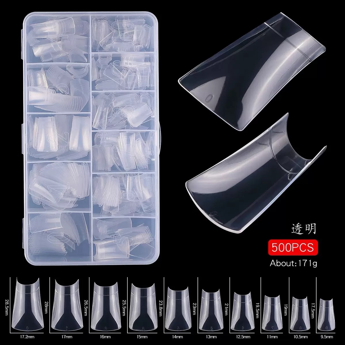 Duck Nail Tips 500 pcs